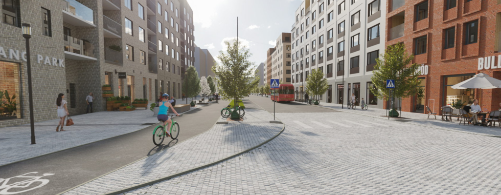 Visionsbild stadsdelen Täby Park