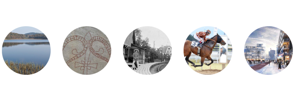 I Täby Park har det funnits boende och verksamhet sedan vikingatiden