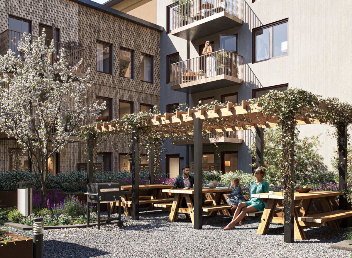 Mandelblomman, bostadsrätter, Skanska, Täby Park