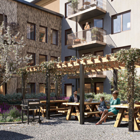 Mandelblomman, bostadsrätter, Skanska, Täby Park